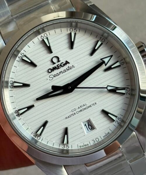 Seamaster Aqua Terra 150M 38mm White Teak 316L SS VSF Best Edition on SS Bracelet VS8800 - Image 8