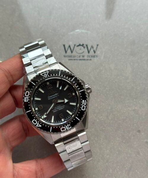 Seamaster Planet Ocean 600M 43.5mm Black Dial 316L SS VSF Best Edition on SS Bracelet VS8900