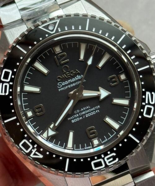 Seamaster Planet Ocean 600M 43.5mm Black Dial 316L SS VSF Best Edition on SS Bracelet VS8900 - Image 8