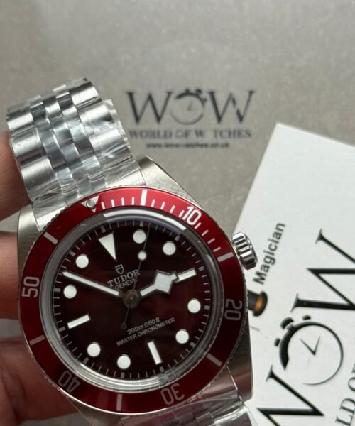 Heritage Black Bay Red Bezel ZF Best Edition on SS Bracelet A2824 V5 - Image 2