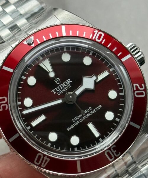 Heritage Black Bay Red Bezel ZF Best Edition on SS Bracelet A2824 V5 - Image 9