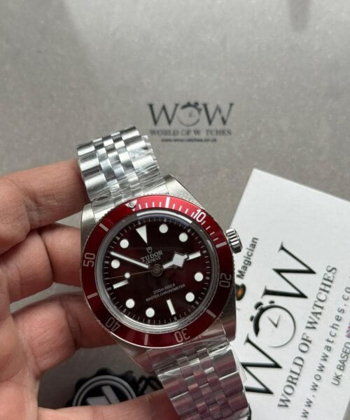 Heritage Black Bay Red Bezel ZF Best Edition on SS Bracelet A2824 V5