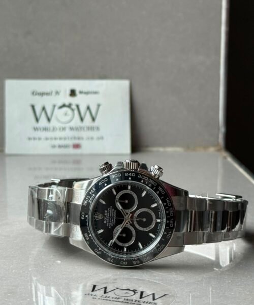 Daytona 126500 VSFcBest Edition 904L Steel black Dial on SS Braclet DD4131 - Image 2