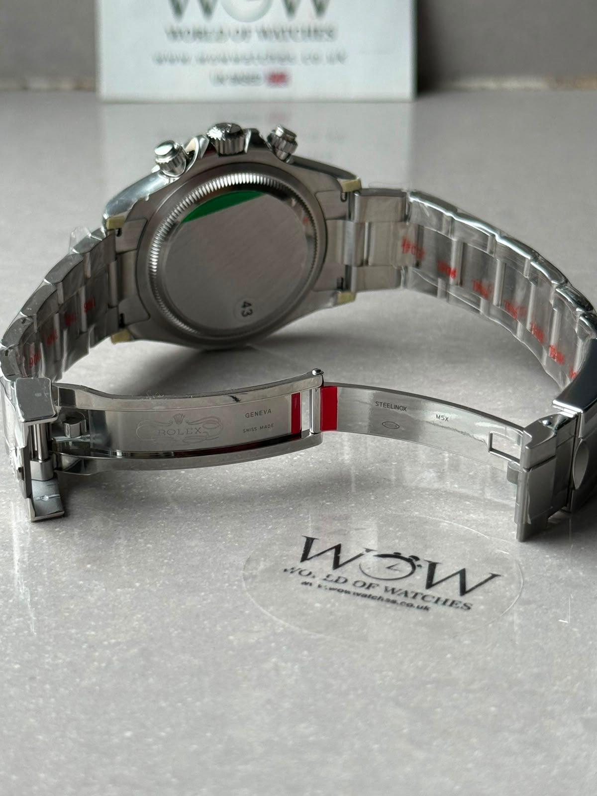 Daytona 126500 VSFcBest Edition 904L Steel black Dial on SS Braclet DD4131 - Image 3