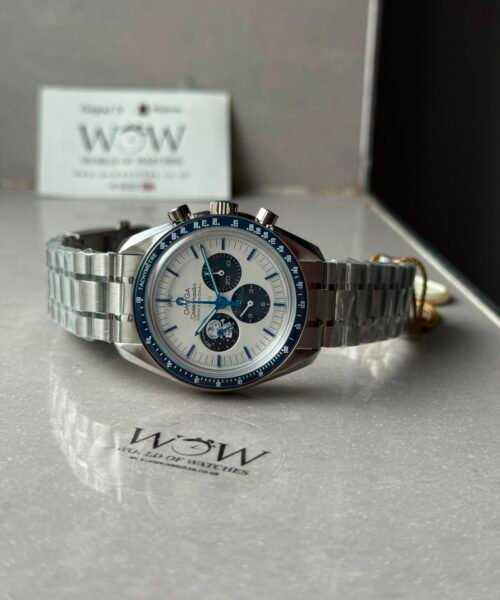 Speedmaster Moonwatch "Silver Snoopy Award" 50th Anniversary 42mm 316L SS ERF Best Edition on SS Bracelet ST19 - Image 3