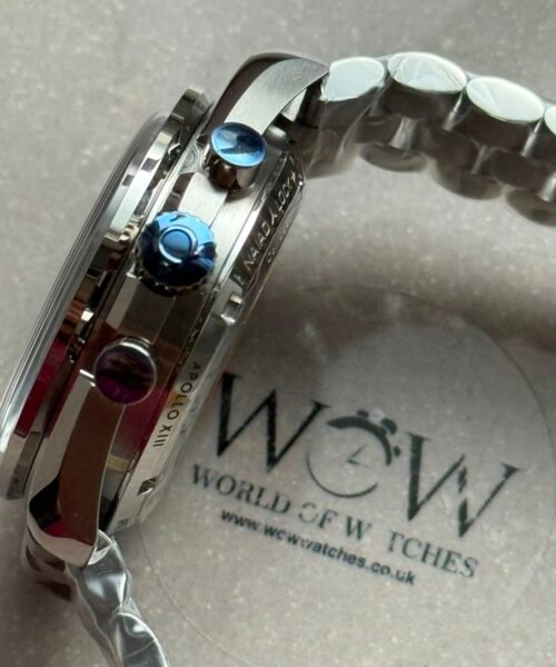 Speedmaster Moonwatch "Silver Snoopy Award" 50th Anniversary 42mm 316L SS ERF Best Edition on SS Bracelet ST19 - Image 4
