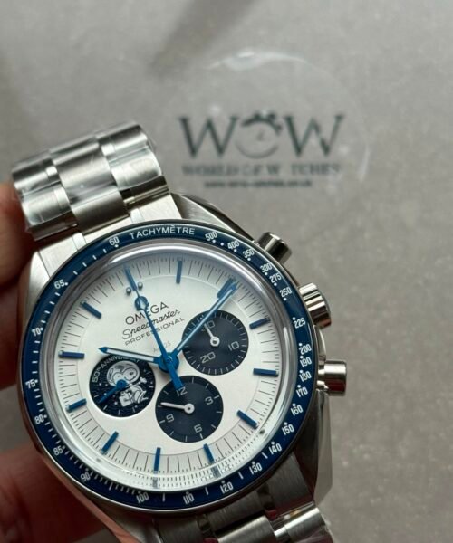 Speedmaster Moonwatch "Silver Snoopy Award" 50th Anniversary 42mm 316L SS ERF Best Edition on SS Bracelet ST19 - Image 8