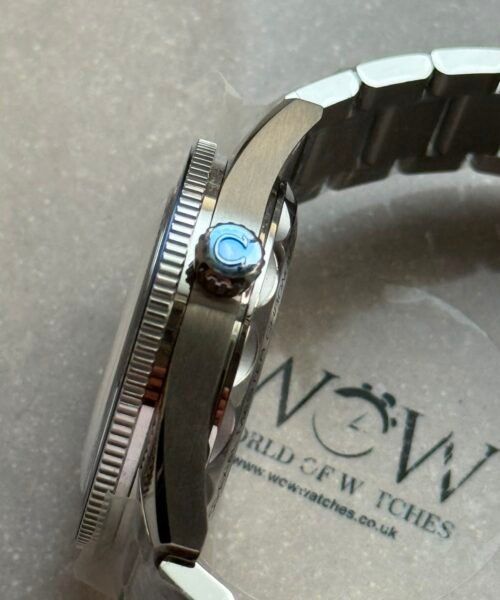 Seamaster 300 Heritage VSF Best Edition Blue Dial Brown Marker on SS Bracelet A8912 - Image 6