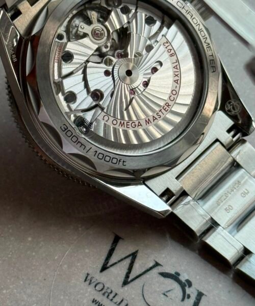 Seamaster 300 Heritage VSF Best Edition Blue Dial Brown Marker on SS Bracelet A8912 - Image 9