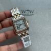 Panthere de Cartier 22mm Ladies Two-Tone RG / SS Diamond Bezel Mother of Pearl Dial AF Best Edition Quartz