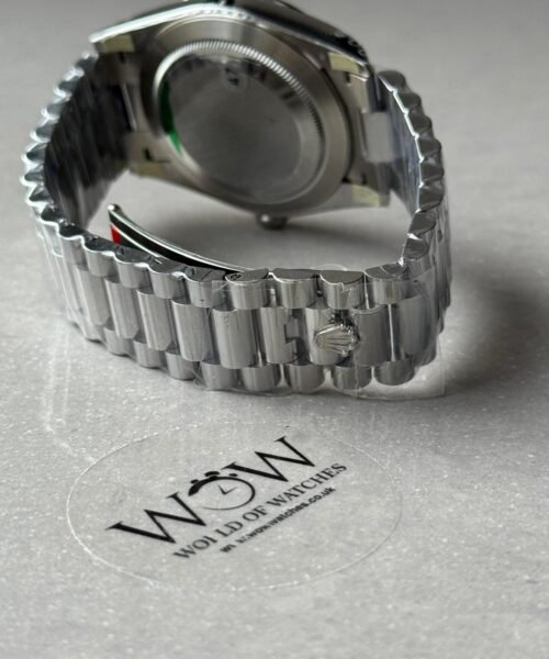 DayDate 40 228239 VSF Best Edition ice /sky blue Roman Dial on President Bracelet VS3255 V2 heavy weight - Image 5
