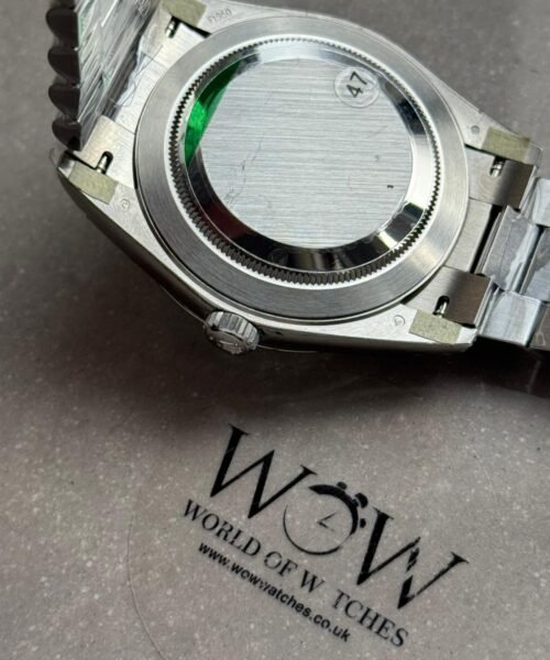 DayDate 40 228239 VSF Best Edition ice /sky blue Roman Dial on President Bracelet VS3255 V2 heavy weight - Image 7