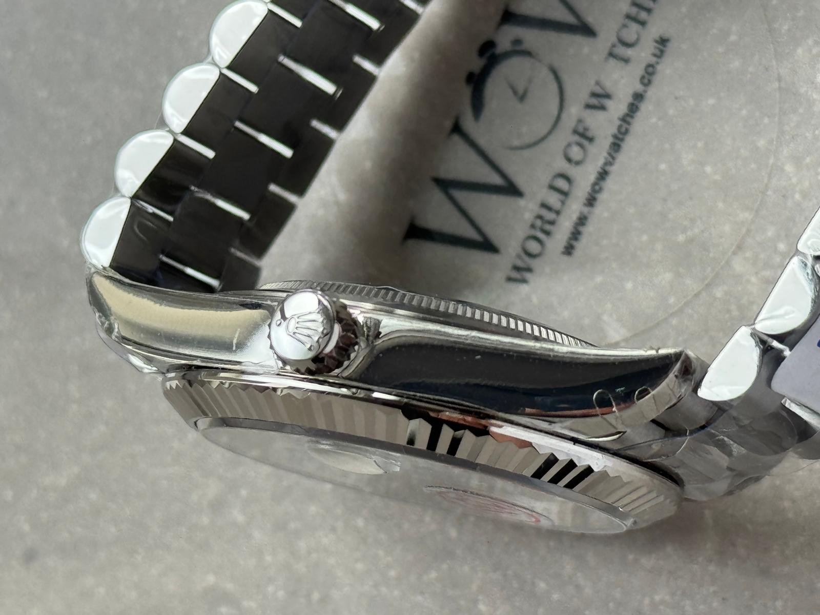DayDate 40 228239 VSF Best Edition ice /sky blue Roman Dial on President Bracelet VS3255 V2 heavy weight - Image 12
