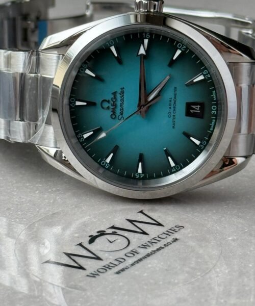 Aqua Terra 150M 38mm VSF Best Edition Turquoise Dial on SS Bracelet VS8800 - Image 2