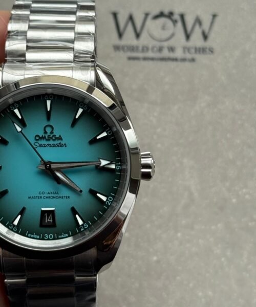 Aqua Terra 150M 38mm VSF Best Edition Turquoise Dial on SS Bracelet VS8800 - Image 7