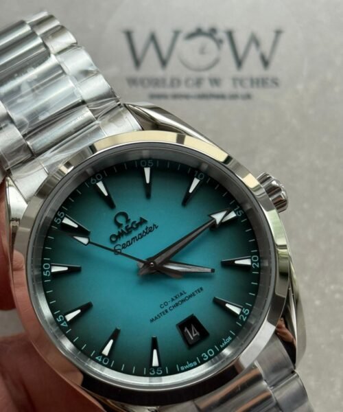 Aqua Terra 150M 38mm VSF Best Edition Turquoise Dial on SS Bracelet VS8800 - Image 8
