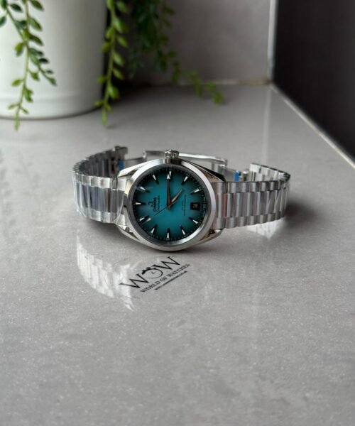 Aqua Terra 150M 38mm VSF Best Edition Turquoise Dial on SS Bracelet VS8800 - Image 11