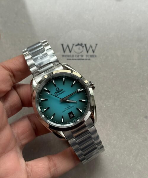 Aqua Terra 150M 38mm VSF Best Edition Turquoise Dial on SS Bracelet VS8800