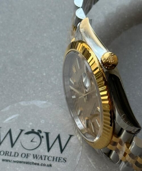 DateJust 41 126331 904L SS VSF Best Edition Yellow gold motif textured Dial on Jubilee Bracelet VS3235 - Image 6