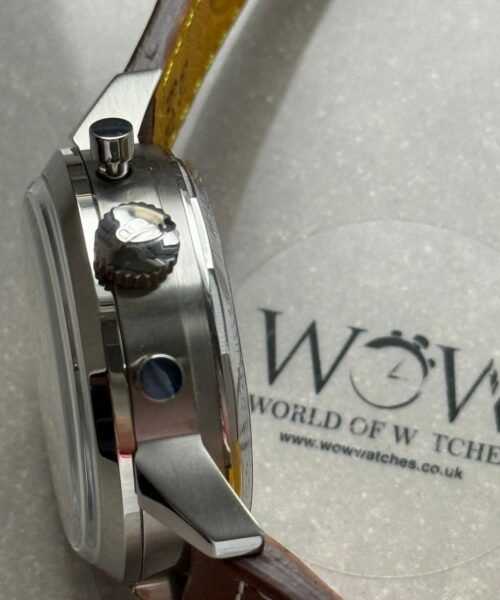 Top Time B01 Deus 41mm Cream Dial 316L SS BLS Factory Best Edition on Brown Leather Strap A7750 - Image 3