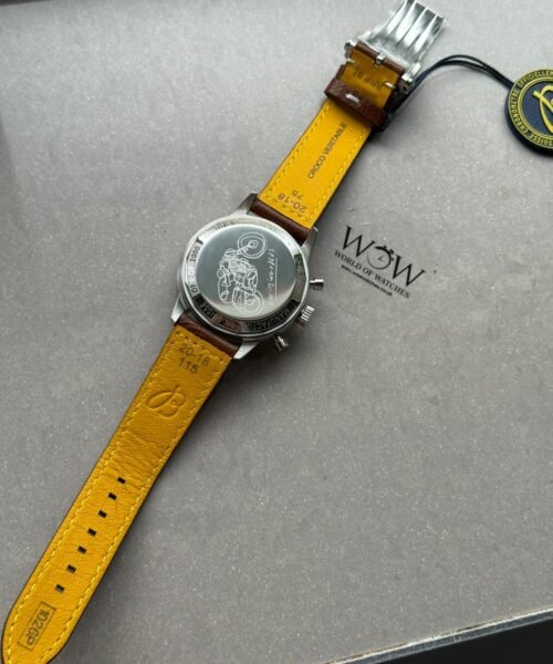 Top Time B01 Deus 41mm Cream Dial 316L SS BLS Factory Best Edition on Brown Leather Strap A7750 - Image 12