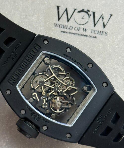 RM055 Bubba Watson (Asia exclusive) NTPT/Ti ZF Best Edition Black Bezel Black Crown on Rubber Strap RMUL2 - Image 8