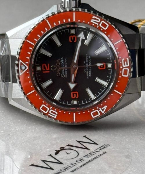 Seamaster Planet Ocean 600M 42mm Black Dial Orange Ceramic Bezel SS VSF Best Edition on SS Bracelet VS8900 - Image 7
