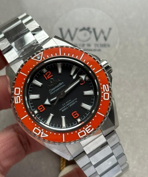 Seamaster Planet Ocean 600M 42mm Black Dial Orange Ceramic Bezel SS VSF Best Edition on SS Bracelet VS8900 - Image 3
