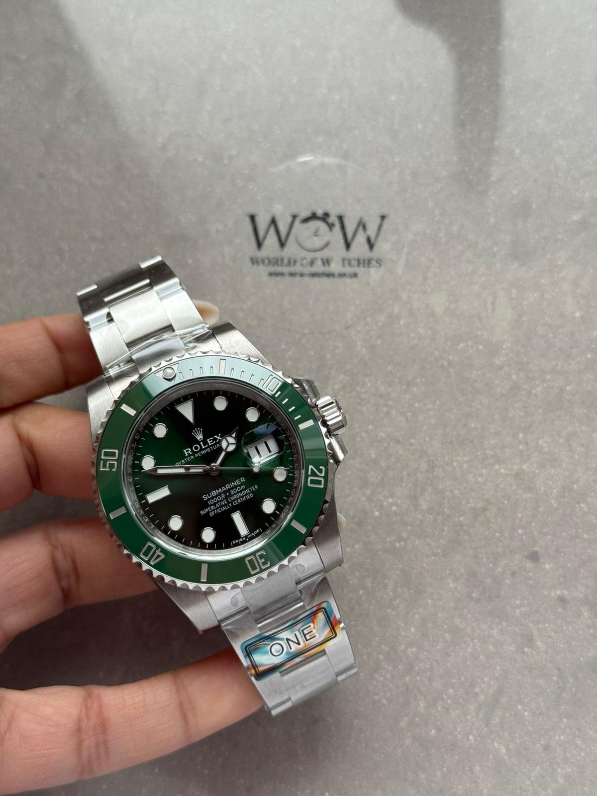 Submariner Date 40mm 116610LV "HULK" ARF Factory Best Edition Green Ceramic Bezel Green Dial on Oyster Bracelet VR3135