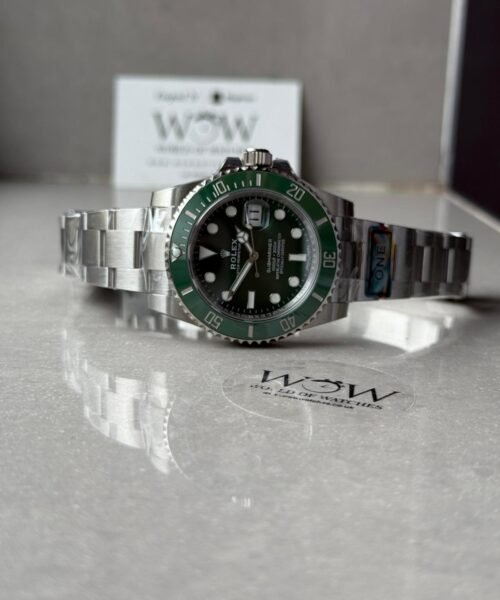 Submariner Date 40mm 116610LV "HULK" ARF Factory Best Edition Green Ceramic Bezel Green Dial on Oyster Bracelet VR3135 - Image 4