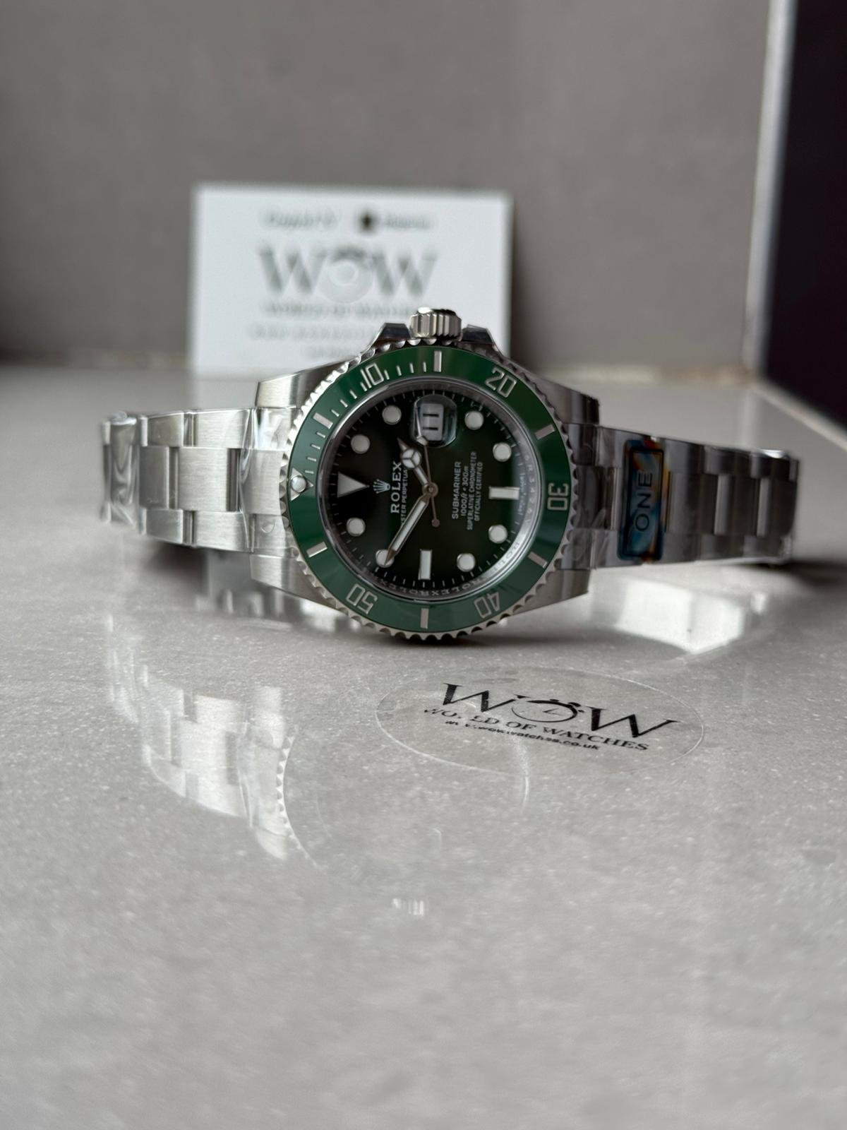 Submariner Date 40mm 116610LV "HULK" ARF Factory Best Edition Green Ceramic Bezel Green Dial on Oyster Bracelet VR3135 - Image 4