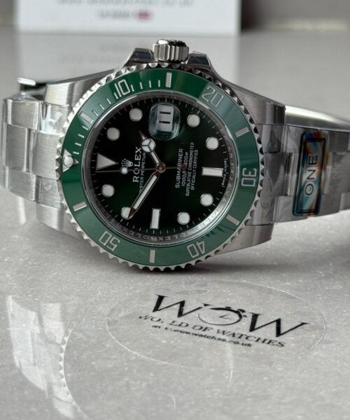 Submariner Date 40mm 116610LV "HULK" ARF Factory Best Edition Green Ceramic Bezel Green Dial on Oyster Bracelet VR3135 - Image 5