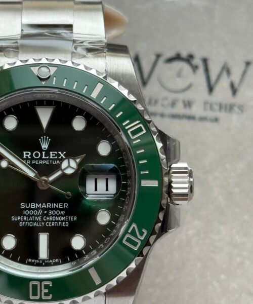 Submariner Date 40mm 116610LV "HULK" ARF Factory Best Edition Green Ceramic Bezel Green Dial on Oyster Bracelet VR3135 - Image 10