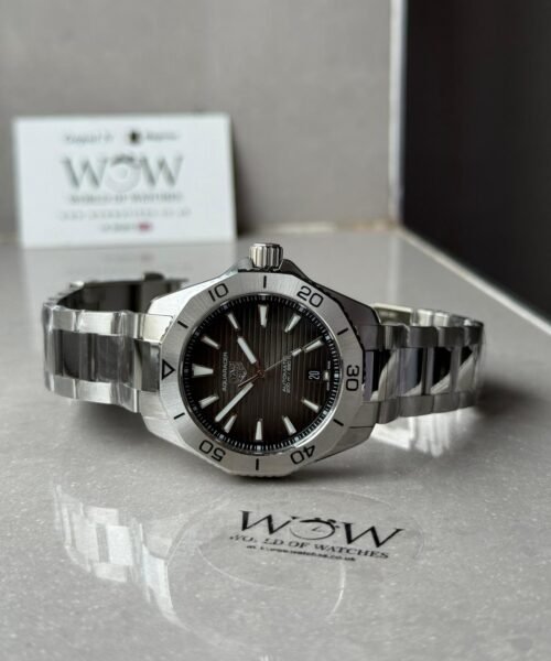 TAG Heuer Aquaracer Professional 200 Date 40mm Calibre 5 Automatic Steel Black/Grey Sunray Dial WBP2110.BA0627 - Image 4