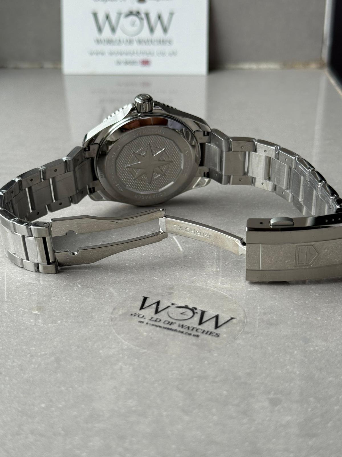 TAG Heuer Aquaracer Professional 200 Date 40mm Calibre 5 Automatic Steel Black/Grey Sunray Dial WBP2110.BA0627 - Image 6