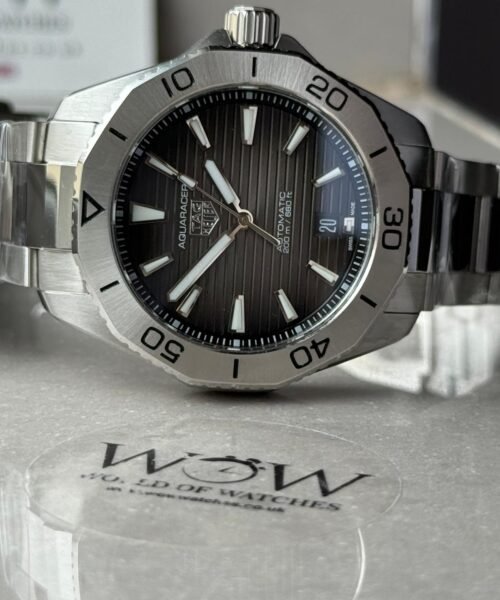 TAG Heuer Aquaracer Professional 200 Date 40mm Calibre 5 Automatic Steel Black/Grey Sunray Dial WBP2110.BA0627 - Image 9