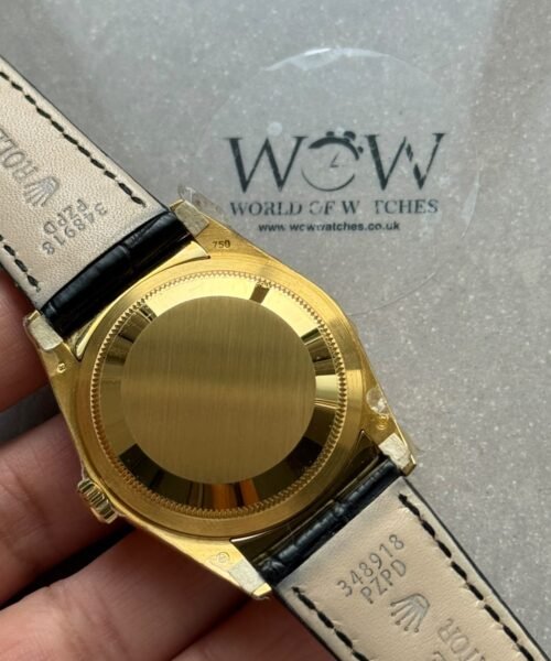 Day-Date 36 YG 128238 GMF Best Edition Gold Dial Stick Markers on President Bracelet A2836 - Image 5