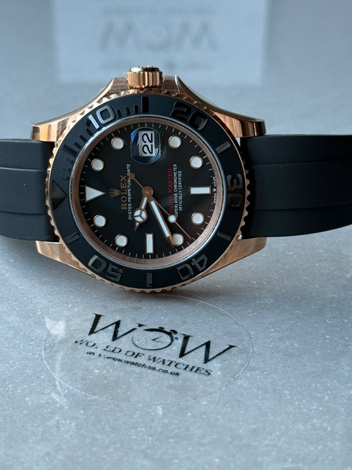 Yacht-Master 40 126655 Everose RG VSF Best Edition on Oysterflex Strap VS3235 - Image 6