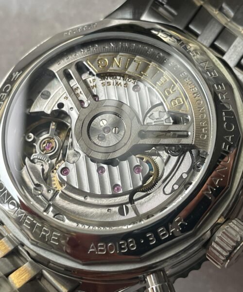 Navitimer 01 SS Ice Blue Dial on Steel Strap A7750 BLS Factory - Image 11