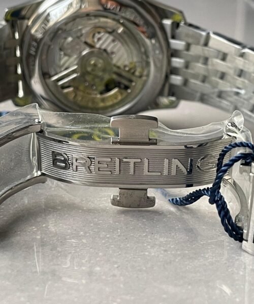 Navitimer 01 SS Ice Blue Dial on Steel Strap A7750 BLS Factory - Image 10