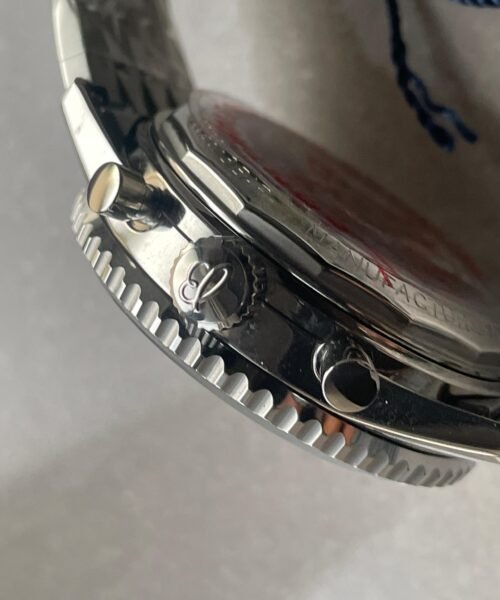 Navitimer 01 SS Ice Blue Dial on Steel Strap A7750 BLS Factory - Image 8
