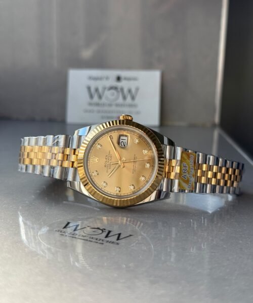 DateJust 41 SS/YG ARF Best Edition 904L Steel YG Diamonds Dial on Jubilee Bracelet VR3235 - Image 6
