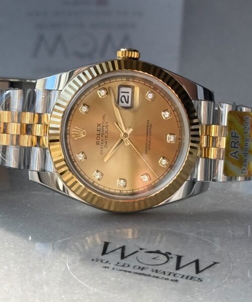 DateJust 41 SS/YG ARF Best Edition 904L Steel YG Diamonds Dial on Jubilee Bracelet VR3235 - Image 7