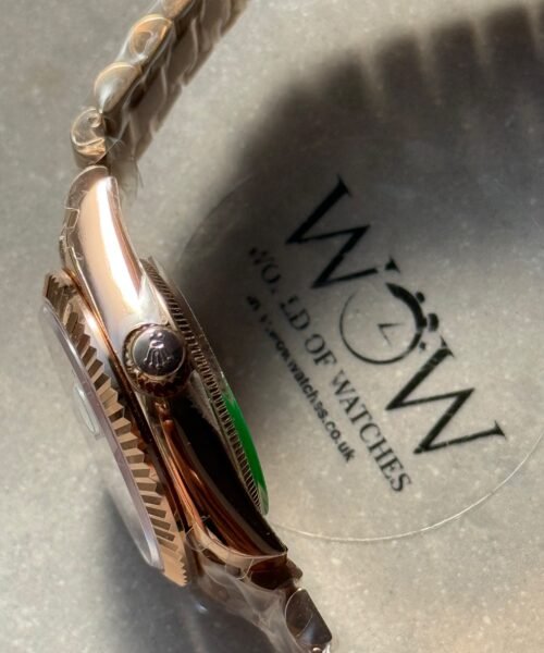 Datejust 31mm RG WF Factory Best Edition White Mother-of-Pearl MOP Dial on Rose Gold President Bracelet A2671 - Image 12