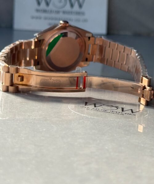 Datejust 31mm RG WF Factory Best Edition White Mother-of-Pearl MOP Dial on Rose Gold President Bracelet A2671 - Image 11