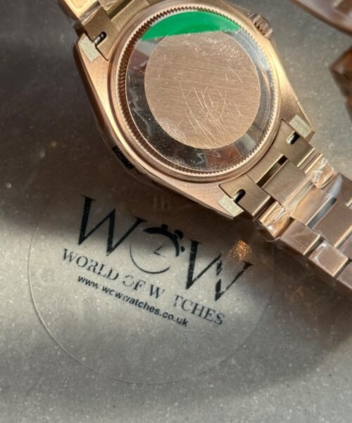 Datejust 31mm RG WF Factory Best Edition White Mother-of-Pearl MOP Dial on Rose Gold President Bracelet A2671 - Image 9