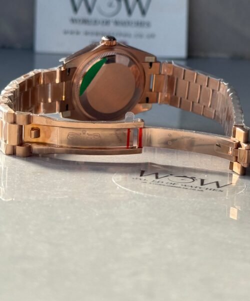 Datejust 31mm RG WF Factory Best Edition White Mother-of-Pearl MOP Dial on Rose Gold President Bracelet A2671 - Image 8